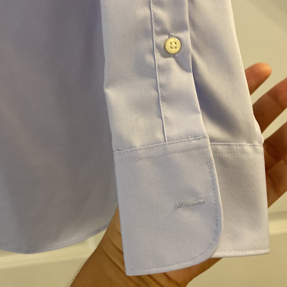 Geoffrey Beene Regular Fit size 15 -32/33 color light blue BNWOT - Picture 3 of 8